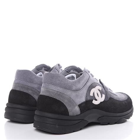 womens chanel sneakers|chanel sneakers grey suede.